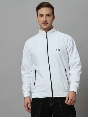 KGARMENTS Mens Sporty Windcheater Jacket (For Rain and Winter) Solid Men Wind Cheater