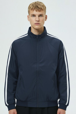 Urban Mist Solid Men Wind Cheater