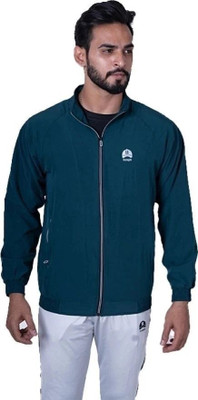 11caps Stylish Foldable, Water-Repellent WindCheater Jacket for Bikers,Cycling,Trekking Solid Men Wind Cheater