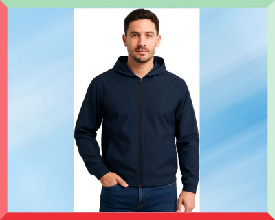 RainfunTrend Solid Men's Windcheaters Jacket Regular Fit Solid Men Wind Cheater