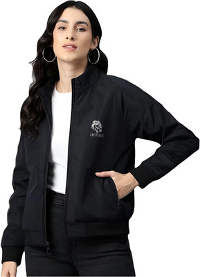 Leotude Solid Women Wind Cheater