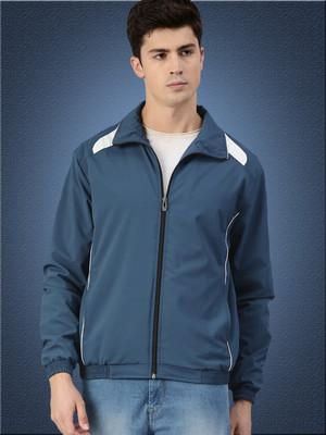 UNSULLY Solid Men Wind Cheater