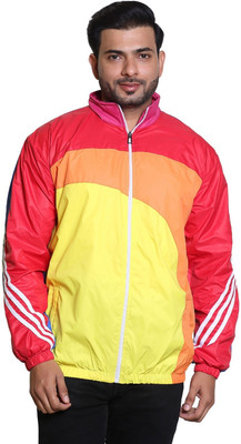 HESHEL Men's Trending Water Resistant/Lightweight Windcheater Nylon Jacket Men Wind Cheater