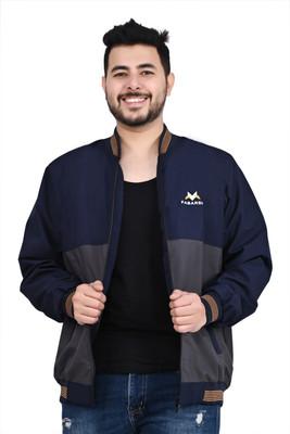 FABARSH Men’s Lightweight Windcheater Jacket Solid Men Wind Cheater