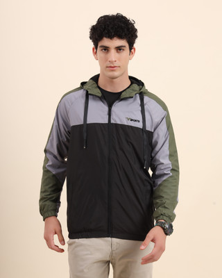 STYLOPLEX premium windcheater Self Design Men Wind Cheater