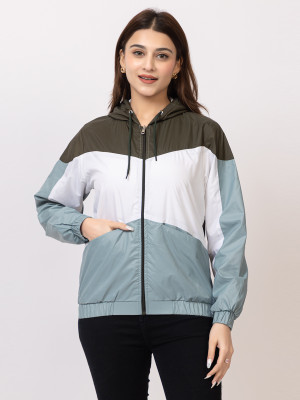 TRANDT DUDE Full Sleeve Colorblock Women Jacket
