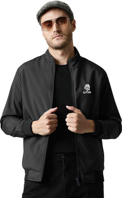 Leotude N/A Solid Men Wind Cheater
