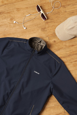 Dollar Reversible Lightweight Open Front Solid Men Wind Cheater