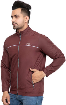 STYLOPLEX Self Design Men Wind Cheater