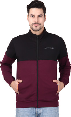 PERFKTU Perfktu Lightweight Antimicrobial Training Sports & Gym Jacket For Men Colorblock Men Wind Cheater