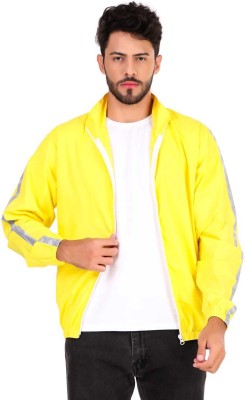 PAANAKIN YELLOW WINDCHEATER / BIKE JACKET Solid Men Wind Cheater