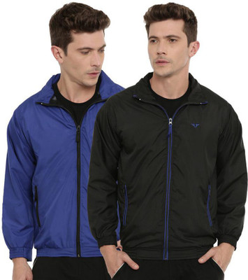UNSULLY Solid Men Wind Cheater