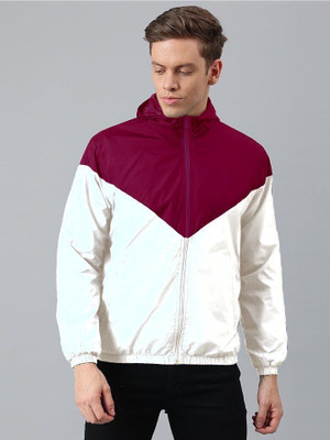 Eddicted Eddicted Solid Colorblock Trending Men Wind Cheater For Winterwear Colorblock Men Wind Cheater