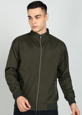 AWIBE Men Premium Solid Men Wind Cheater
