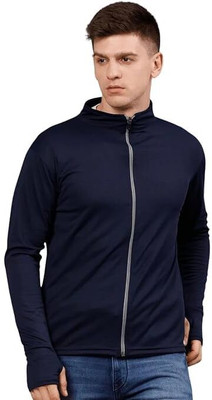 Caraba Summer Jacket with UV Protection UPF 50+ for Men Anti-Tan & Sun Protection Colorblock Men Wind Cheater