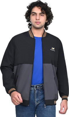 FABARSH Men’s Lightweight Windcheater Jacket Solid Men Wind Cheater