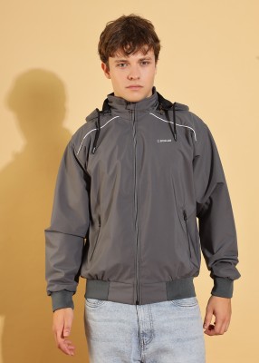 Dollar Lightweight Open Front Solid Men Wind Cheater