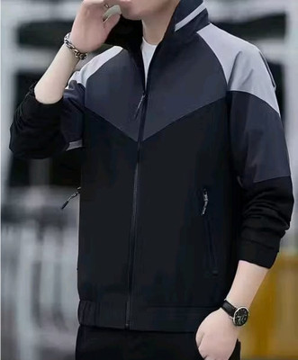 kloveri Solid Men Wind Cheater