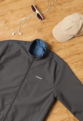 Dollar Lightweight Open Front Solid Men Wind Cheater