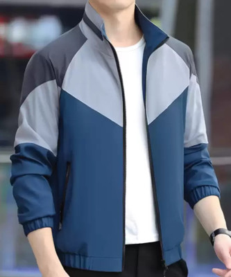 VODLLA Solid Men Wind Cheater