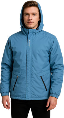 HEATGO FK-HEARTLINE-SKY BLUR-M Solid Men Wind Cheater
