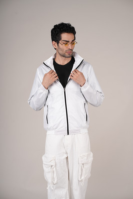 Vzoxot 21 Solid Men Wind Cheater