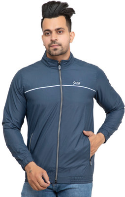 STYLOPLEX Self Design Men Wind Cheater