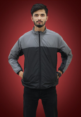 UNSULLY Colorblock Men Wind Cheater
