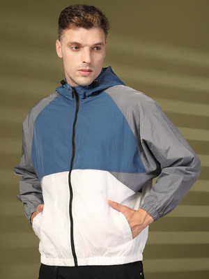 CHKOKKO MENWC11 Self Design Men Wind Cheater