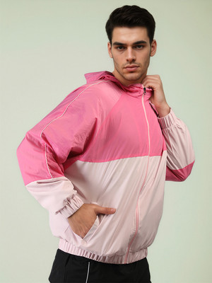 CHKOKKO Men Windcheater Colorblock Men Wind Cheater