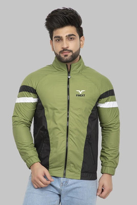 Finext Self Design Men Wind Cheater