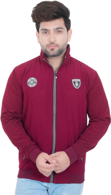E-MAX Casual Windcheater For Mens Solid Men Wind Cheater