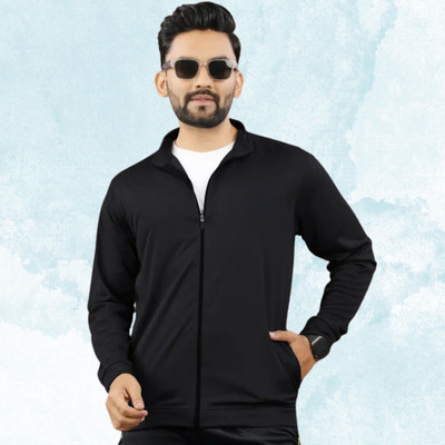 Mia Fashion Stylish Lightweight zipper function jacket Solid Men Wind Cheater