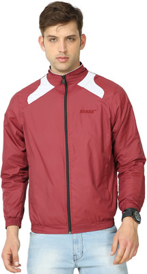 Ryker Solid Men's Windcheaters Jacket, Casual Outdoor Windbreaker Regular Fit Solid Men Wind Cheater