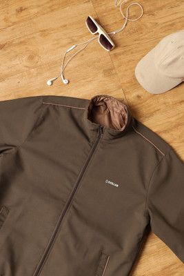 Dollar Reversible Lightweight Open Front Solid Men Wind Cheater