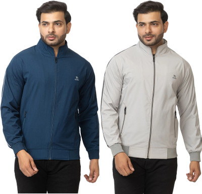 TWEUNBOY Solid Men Wind Cheater