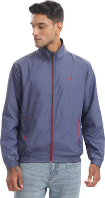 UNSULLY Solid Men Wind Cheater