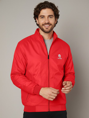 Leotude N/A Solid Men Wind Cheater