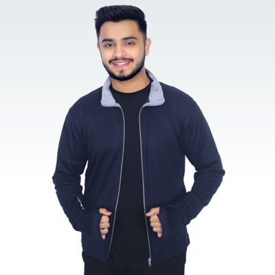 Caraba Solid Men Wind Cheater