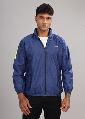 Dollar Polyster Colorblock Men Wind Cheater