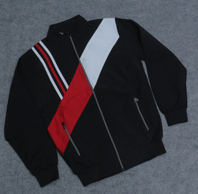 Omm Self Design Men Wind Cheater