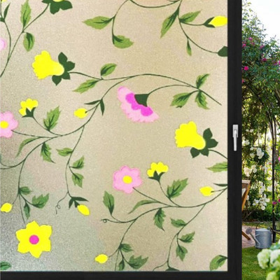 Luchipo Vinyl Nature Multicolor Wallpaper(L x W: 40.64 cm x 335.28 cm)