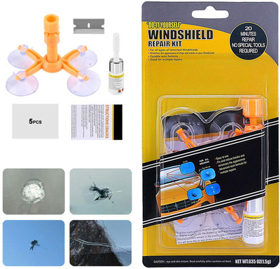 Chromoto Chips and Cracks Car Windscreen Repair Kit Windshield Repair Kit