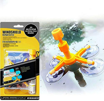 Chromoto Windshield Repair Kit - Quick And Easy Durable Resin Based Kit Windshield Repair Kit