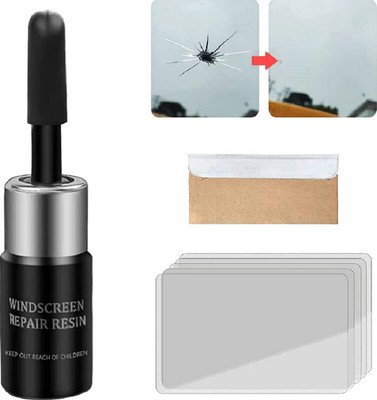 JK Beauty Car Windscreen Repair Kit,for Fix Auto Windshield Glass Cracks,Bulls PO1 A3 Windshield Repair Kit