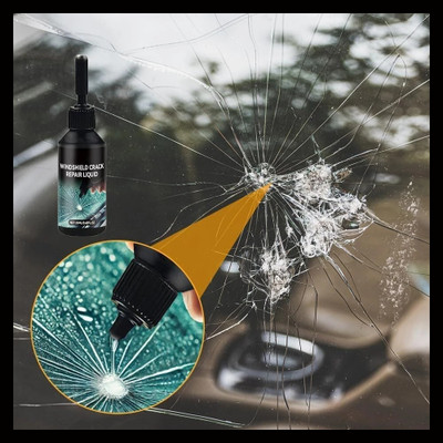 CRACKWIND FK_Windshield Crack Repair Kit, 2025 New Glass Repair Liquid for Cracks Windshield Repair Kit