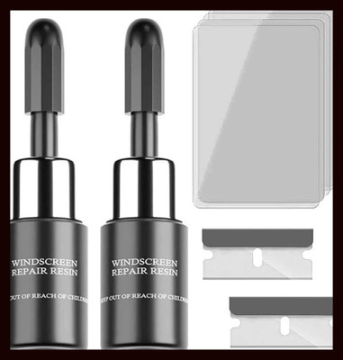 GoCLICK New_Windscreen Repair Kit, Windshield Resin Glass Crack Fix Kit Windshield Repair Kit