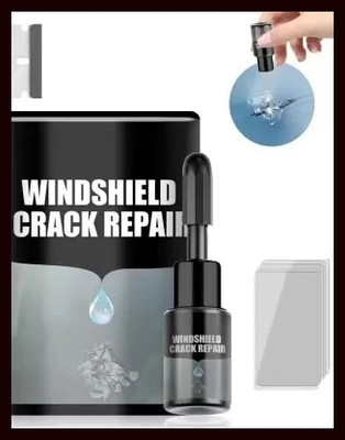 GoCLICK New_ Tool with Repair Resin for Repairing auto Glasses Cracks Windshield Repair Kit