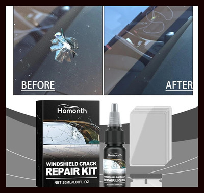 CRACKWIND FK_Car Windscreen Repair Automotive Glass Nano Repair Fluid Windshield Repair Kit