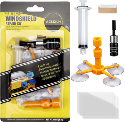 Chromoto Car Windshield Glass Repair Kit Corrector Set Windshield Repair Kit
